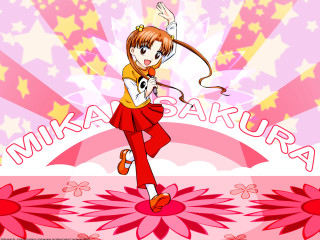 Girl ponytail dancing stage microphone - anime visual free wallpaper