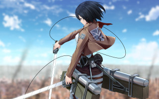 Woman brown outfit sword sky - a sword and a sword free wallpaper