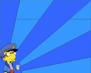 Cartoon character coffee blue background - eamon everall free wallpaper