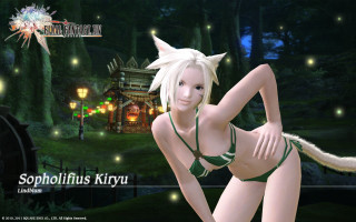Woman bikini forest house firework - inspired free wallpaper