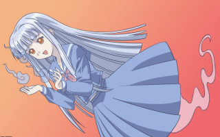 Girl blue dress long hair 2 - aguri uchida free wallpaper