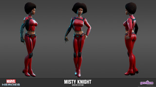 Woman red black suit boots - a red suit free wallpaper