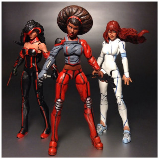 Afrofuturism marvel actionfigures 3girls helmet - the other free wallpaper