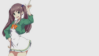 Ayako rokkaku green jacket white - a peace free wallpaper