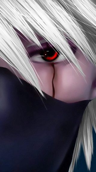 White hair red eyes black - a red eye free wallpaper