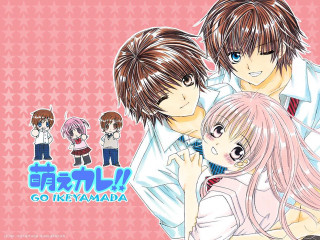 Anime pinkhair blueeyes stars couple - pink hair free wallpaper