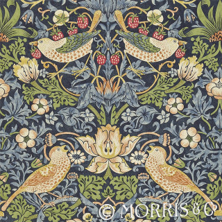 Birds flowers blue gold red - a red flower free wallpaper