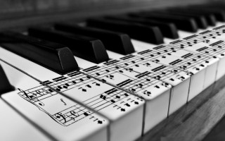 Piano musical notes keys string - florianne becker free wallpaper
