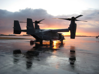 Plane runway sunset clouds sky - carl eugen keel free wallpaper