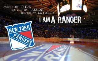 Rangers hockey rink cityscape night - gritty free wallpaper