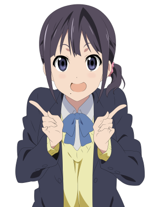 Girl ponytail pointing camera hands - her free wallpaper