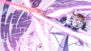 Anime character sword purple background 2 - a sword free wallpaper for desktop