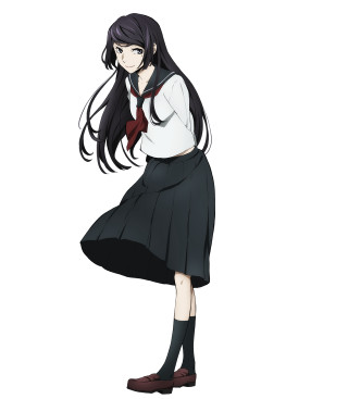 Ayako rokkaku schoolgirl uniform portrait - a white shirt free wallpaper