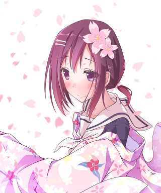 Girl flower hair pink dress - a pink dress free wallpaper