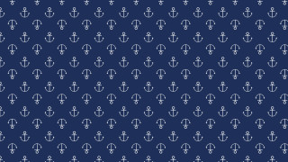 Blue background white anchors lines - ocean free wallpaper