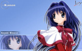Anime girl long hair red 10 - a blue sky background free wallpaper