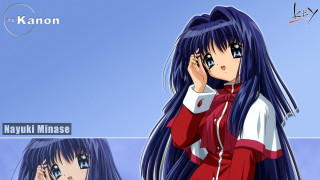 Anime girls blue hair red 2 - visual free wallpaper
