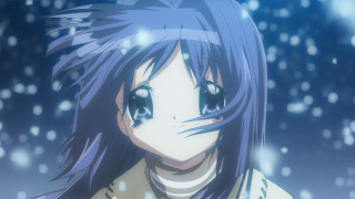Blue hair girl snowing eye - blue hair free wallpaper