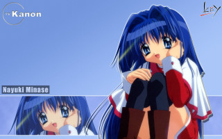 Anime girl blue hair red 16 - background free wallpaper