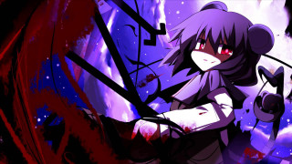 Girl gun purple background red - a gun free wallpaper