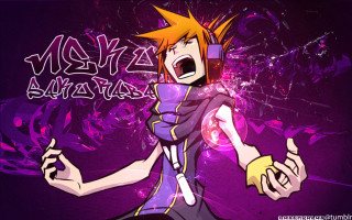 Cartoon character purple background yellow - a yellow hair free wallpaper