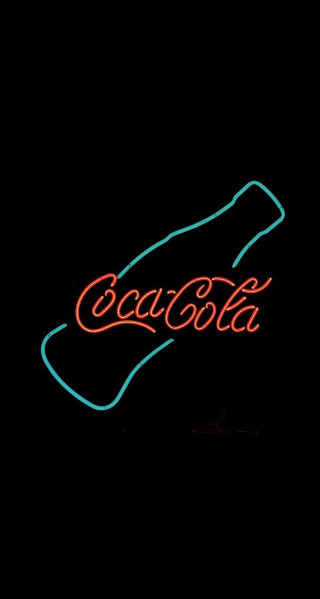 Neon sign coca cola building - dorothy coke free wallpaper