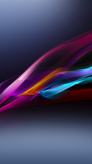 Colorful abstract curved background blue 2 - abstract art free wallpaper