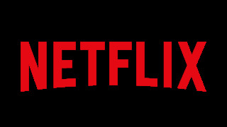 Red netflix logo black background - below free wallpaper