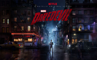 Man standing city street daredevil - doc hammer free wallpaper