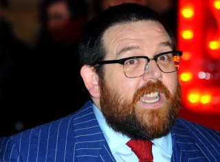 Bearded man glasses tongue out - a face free wallpaper