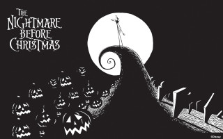 Halloween pumpkins full moon black - a full moon in the background free wallpaper
