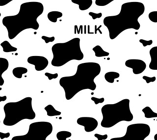 Cow pattern milk head image - the middle free wallpaper
