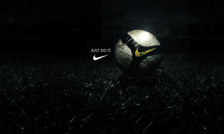 Soccer ball grass night nike - a soccer ball free wallpaper