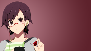 Woman glasses backpack holding rose - a rose free wallpaper