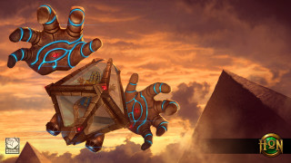 Futuristic object sky pyramid background - egyptian art free wallpaper