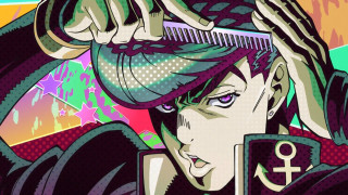 Woman comb mirror colorful background - a colorful background behind her free wallpaper