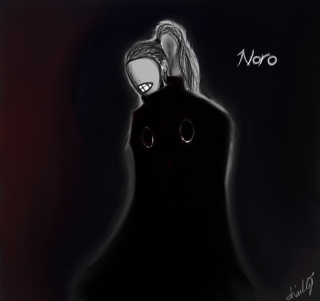 Woman black dress black background 3 - neoexpressionism free wallpaper