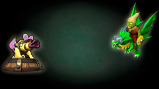 Cartoon character green black yellow - background free wallpaper