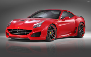 Red sports car studio reflective - reflective free wallpaper