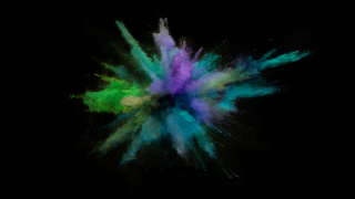 Colorful explosion powder dark sky 2 - the dark sky free wallpaper