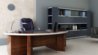 Modern office desk chair clock - a desk free wallpaper