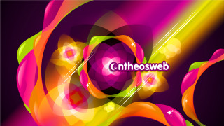 Colorful abstract background crtheoweb center - a circular design free wallpaper