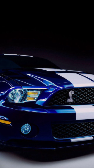 Blue mustang 5 - a.d.m. cooper free wallpaper