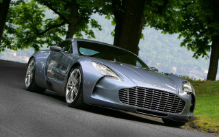 Silver sports car parked road 3 - the side of a road next free wallpaper