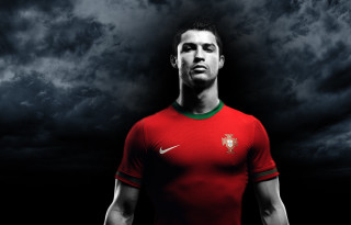 Man red shirt cloudy sky - a red shirt free wallpaper