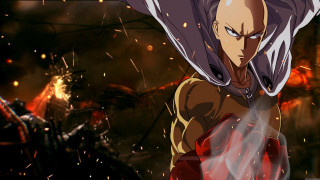 Man sword dark background fire - his hand in free wallpaper