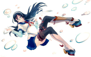 Woman flying costume boots bowtie - a costume free wallpaper