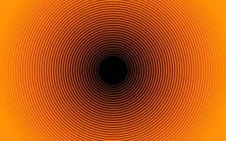 Orange black background circular pattern - alexander rodchenko free wallpaper