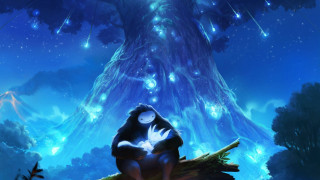Person sitting tree branch sky - 2 d game art free wallpaper