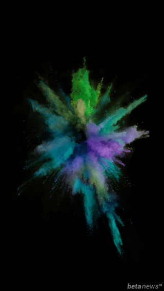 Colorful explosion powder dark sky - the dark sky free wallpaper